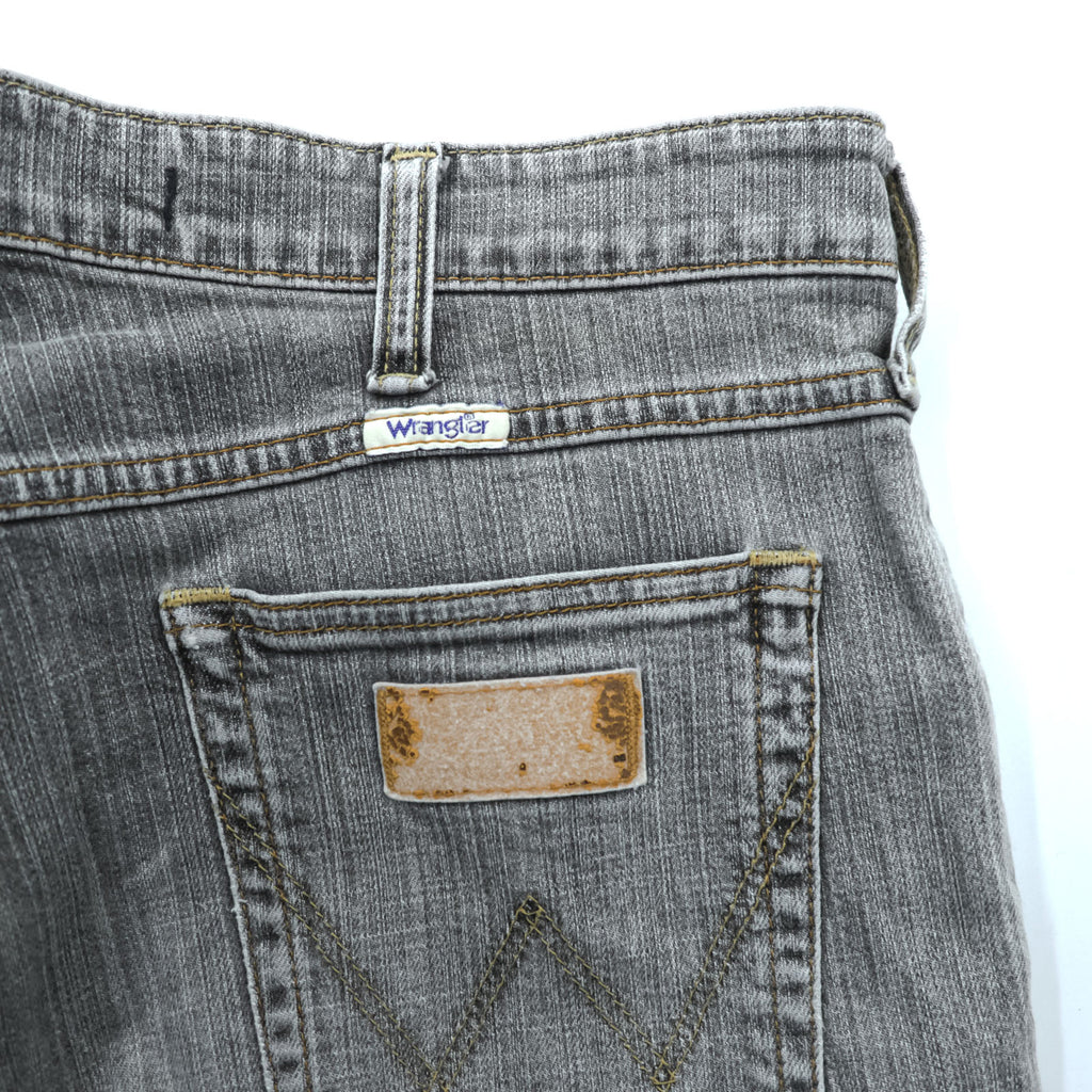 Wrangler Denim Pants Jeans L Gray Stretch W0433