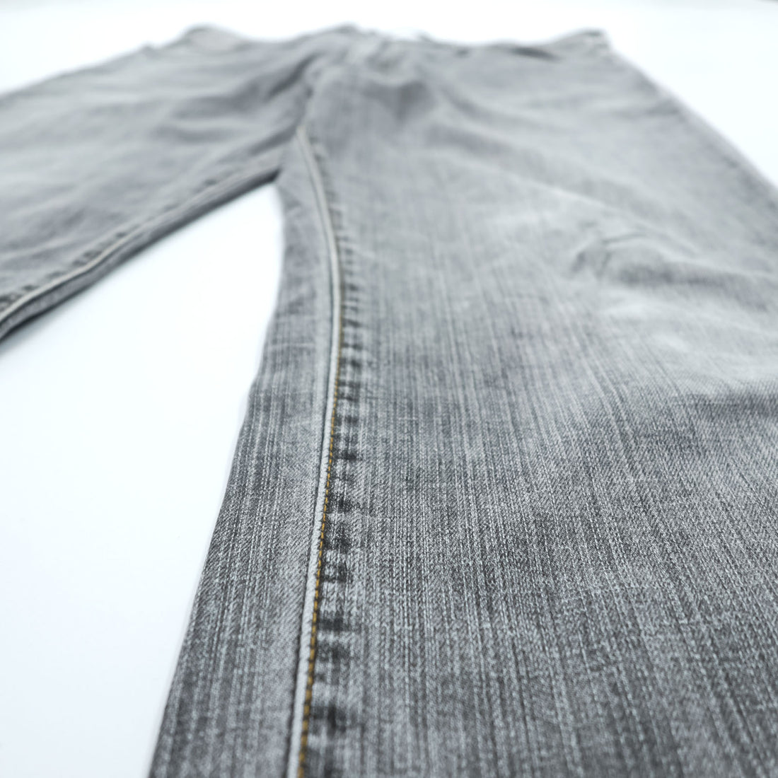 Wrangler Denim Pants Jeans L Gray Stretch W0433