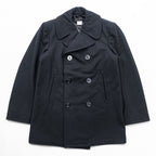 VINTAGE 90s US NAVY US Army Pea Coat L Black STERLINGWEAR OF BOSTON INC 8405-01-154-5789