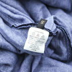 Kapital Indigo Cotton Dress Short Sleeve A-Line Denim Style Made in Japan Size S