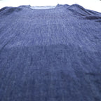 Kapital Indigo Cotton Dress Short Sleeve A-Line Denim Style Made in Japan Size S