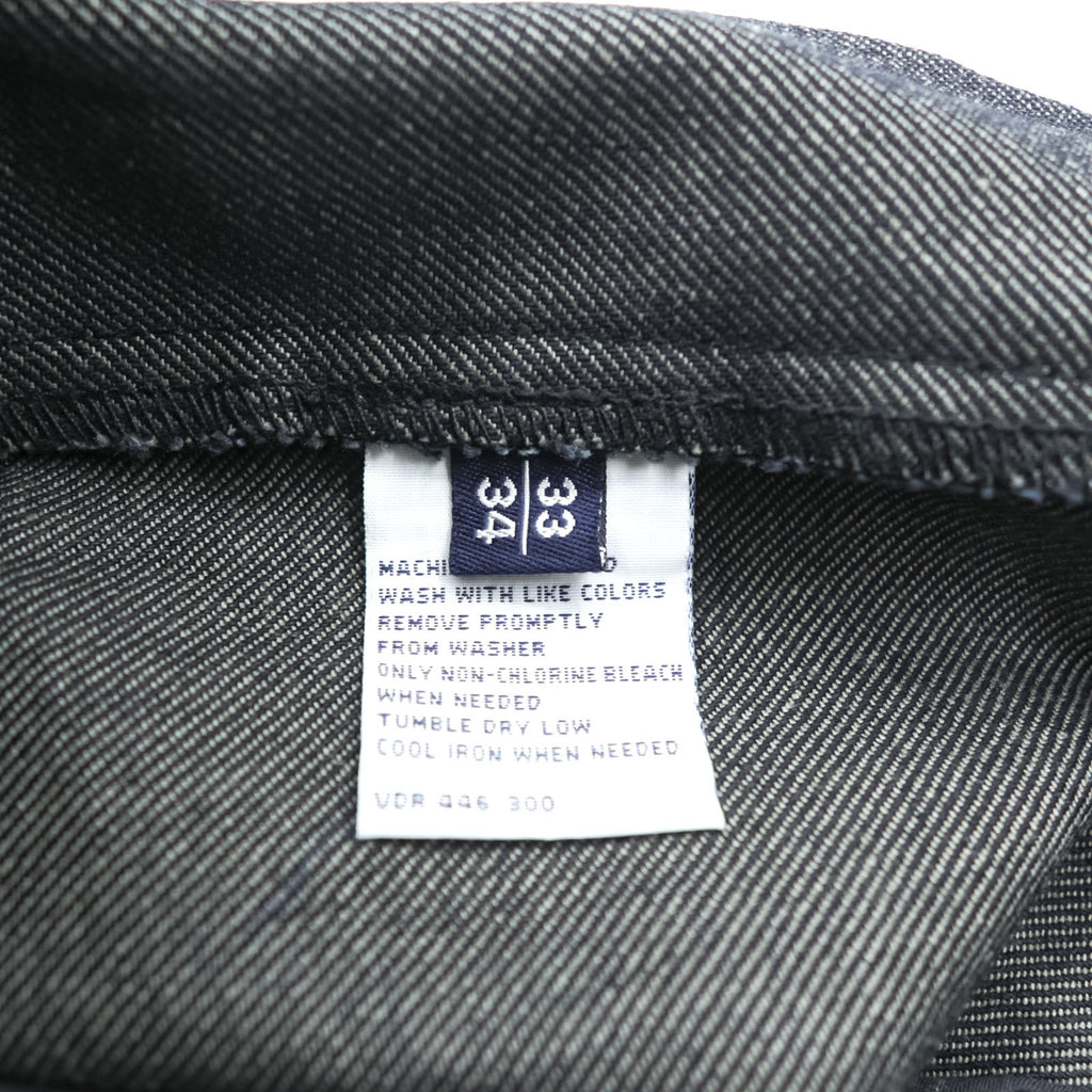 NAUTICA JEANS 90年代 リジッドデニム スラックス パンツ トラウザーズ L グレー センタープレス