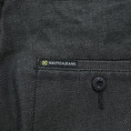 NAUTICA JEANS 90年代 リジッドデニム スラックス パンツ トラウザーズ L グレー センタープレス