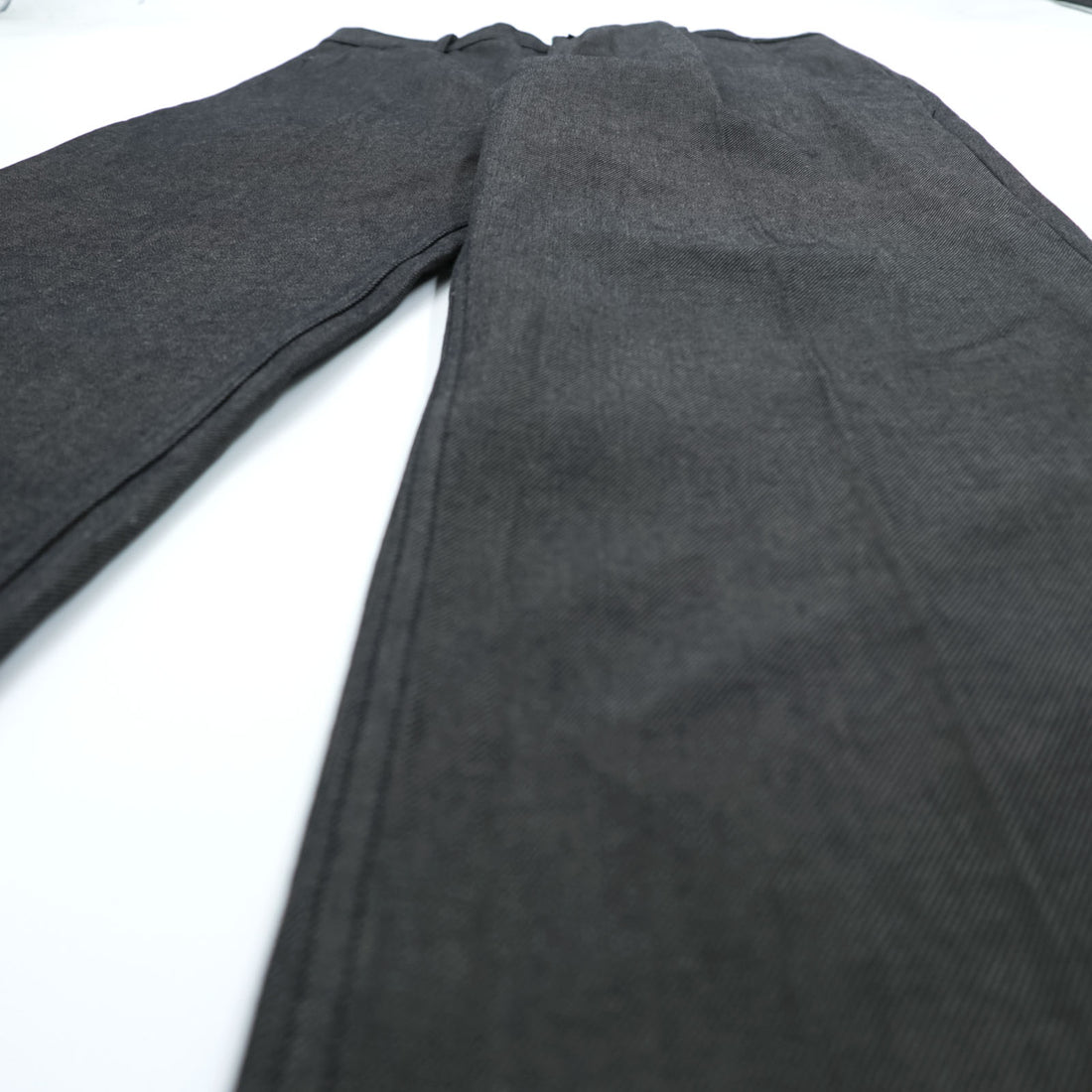 NAUTICA JEANS 90年代 リジッドデニム スラックス パンツ トラウザーズ L グレー センタープレス