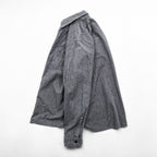 BUZZ RICKSON'S Japan-Made Chambray Work Shirt, Size M, Gray, Cotton Cover, Black Chambray, BR26082