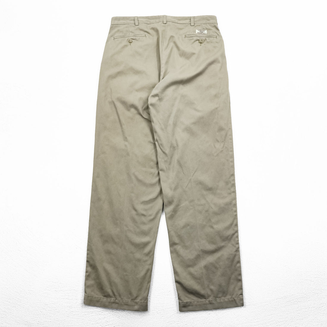 Polo Ralph Lauren 90年代 ポロチノ 2タック ワイド チノパンツ L ベージュ プリーツ ANDREW PANT