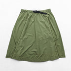 THE NORTH FACE ピクニック スカート M カーキ 防水 ナイロン ベルト付 NBW41705