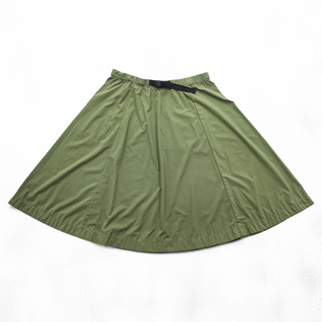 THE NORTH FACE ピクニック スカート M カーキ 防水 ナイロン ベルト付 NBW41705
