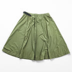 THE NORTH FACE ピクニック スカート M カーキ 防水 ナイロン ベルト付 NBW41705
