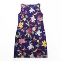 Patagonia Pataloha Women’s Floral Sleeveless Dress Purple Hawaiian Print Size 8 Made in Portugal