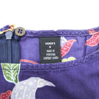 Patagonia Pataloha Women’s Floral Sleeveless Dress Purple Hawaiian Print Size 8 Made in Portugal