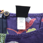 Patagonia Pataloha Women’s Floral Sleeveless Dress Purple Hawaiian Print Size 8 Made in Portugal