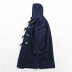 Vintage 70s VAN-JAC- 1970s Japan Made Coat, Size M, Navy, Tartan Checked Lining, Chin Strap, Ivy League/Traditional Style