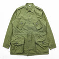 Canadian Military GS Mk II Style Field Jacket Olive 4 Pocket Combat Jacket Epaulets 50/50 Nylon Cotton Made in Canada Size 8