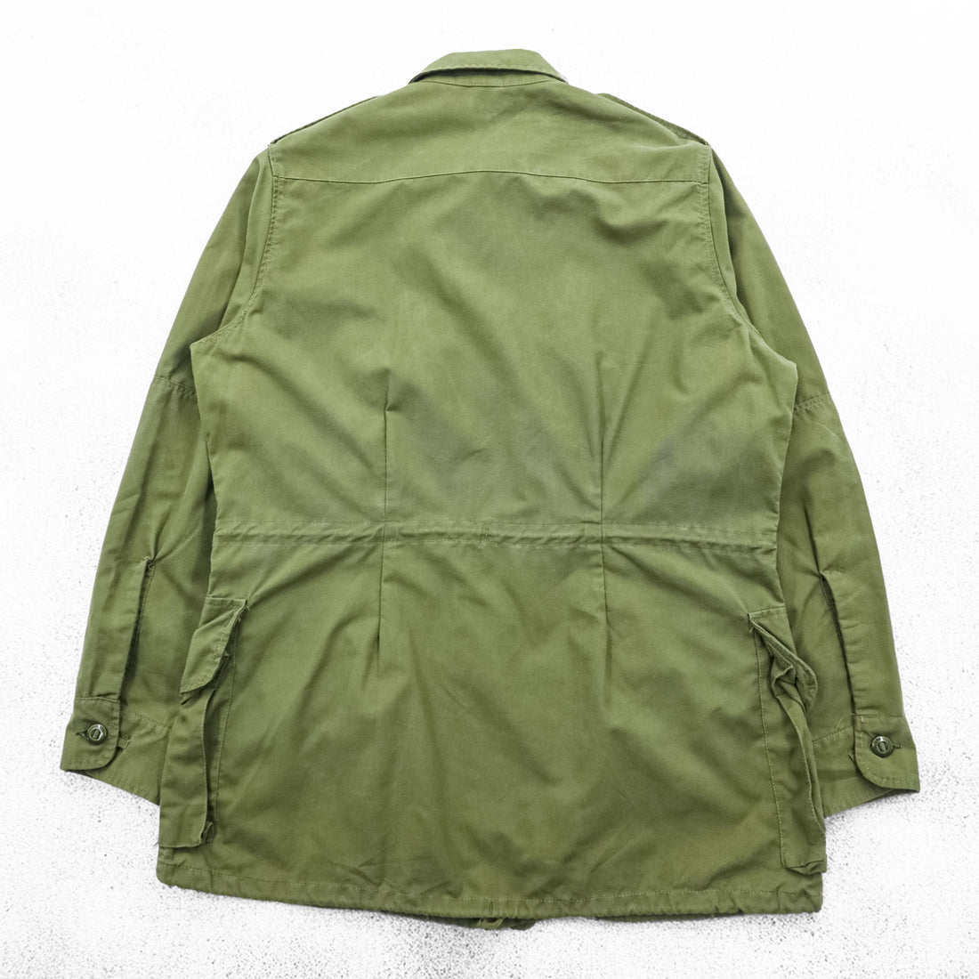 Canadian Military GS Mk II Style Field Jacket Olive 4 Pocket Combat Jacket Epaulets 50/50 Nylon Cotton Made in Canada Size 8