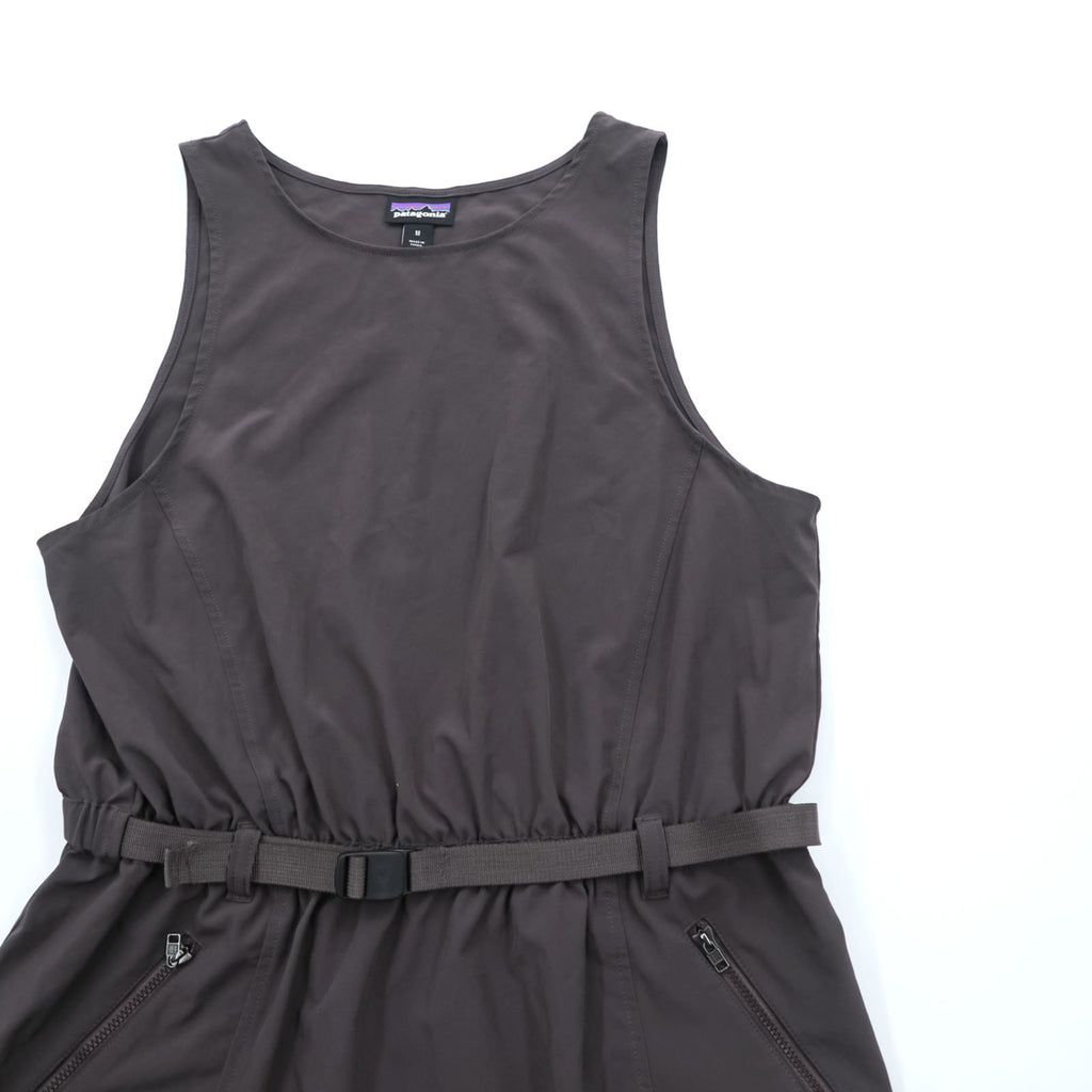 Patagonia Belted Dress M Purple Stretch Fleetwith Belted Dress Yosemite 75155
