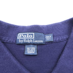 Polo Ralph Lauren 90s Rugby Shirt, Size XL, Navy, Piqué knit, Small Pony embroidery.