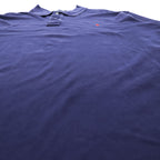 Polo Ralph Lauren 90s Rugby Shirt, Size XL, Navy, Piqué knit, Small Pony embroidery.