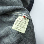 KAPITAL Made in Japan Rigid Denim Shirt Dress ~XS Blue Dark Navy