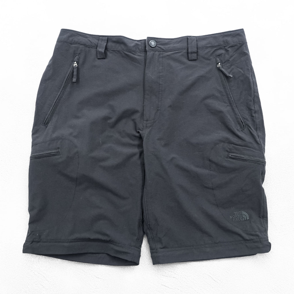 THE NORTH FACE アウトドア 2WAY コンバーチブル ロングパンツ ショートパンツ L ブラック Wanderhose Trekkinghose US規格 A6NH