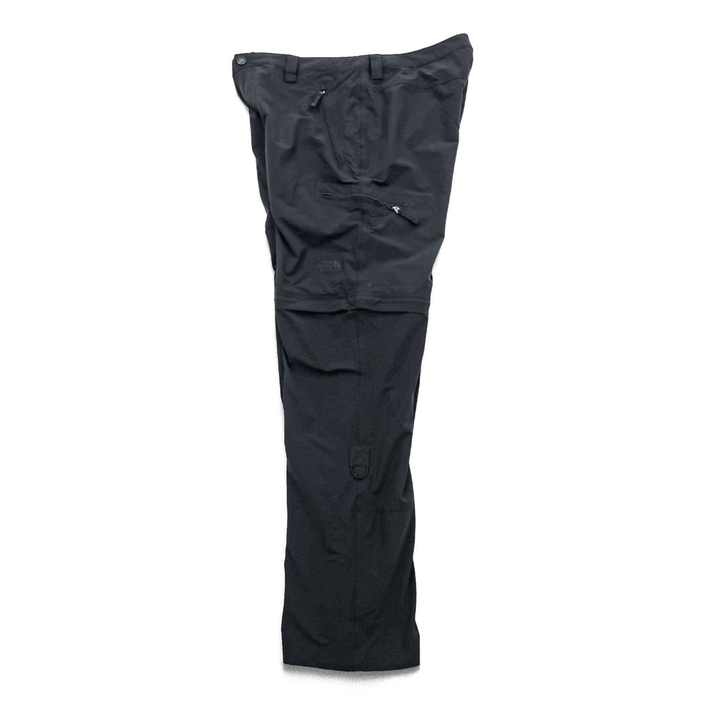 THE NORTH FACE アウトドア 2WAY コンバーチブル ロングパンツ ショートパンツ L ブラック Wanderhose Trekkinghose US規格 A6NH