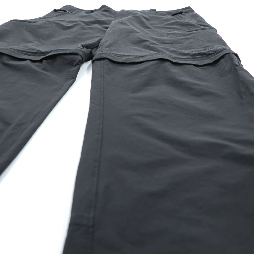 THE NORTH FACE アウトドア 2WAY コンバーチブル ロングパンツ ショートパンツ L ブラック Wanderhose Trekkinghose US規格 A6NH