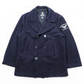 Polo Ralph Lauren 90s Pea Coat XL Navy Melton Wool POLO JEANS CO. RALPH LAUREN