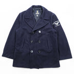 Polo Ralph Lauren 90s Pea Coat XL Navy Melton Wool POLO JEANS CO. RALPH LAUREN