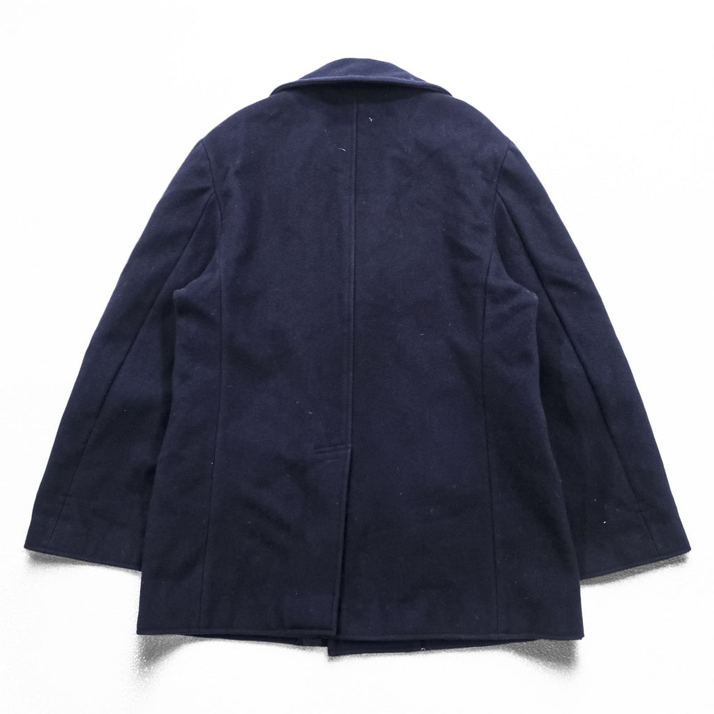 Polo Ralph Lauren 90s Pea Coat XL Navy Melton Wool POLO JEANS CO. RALPH LAUREN