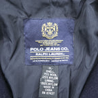 Polo Ralph Lauren 90s Pea Coat XL Navy Melton Wool POLO JEANS CO. RALPH LAUREN