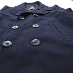 Polo Ralph Lauren 90s Pea Coat XL Navy Melton Wool POLO JEANS CO. RALPH LAUREN