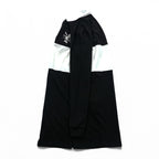 Polo Ralph Lauren ラガーシャツ ポロ ワンピース XS ブラック ホワイト ワッペン エンブレム