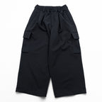 MAISON SPECIAL Wide 2Tuck Drawcord Cargo Pants Unisex Black S 11232461216