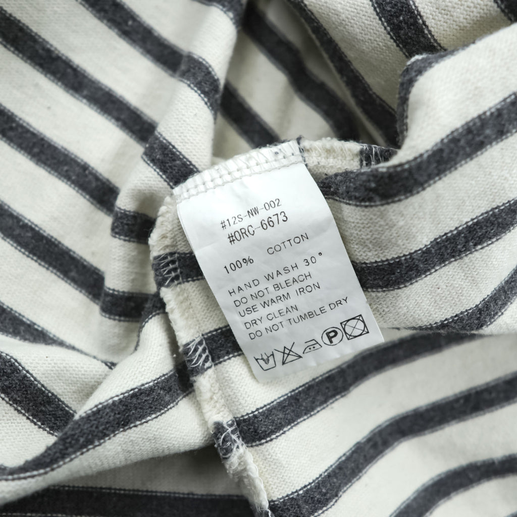 ORCIVAL 日本製 バスク ボーダー ワンピース FREE ボーダー 7分袖 チュニック ボートネック ORC-6673