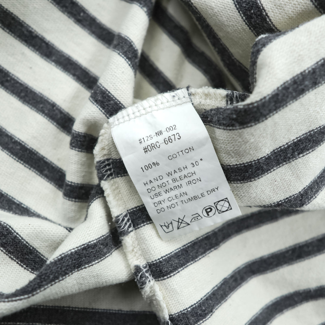 ORCIVAL 日本製 バスク ボーダー ワンピース FREE ボーダー 7分袖 チュニック ボートネック ORC-6673