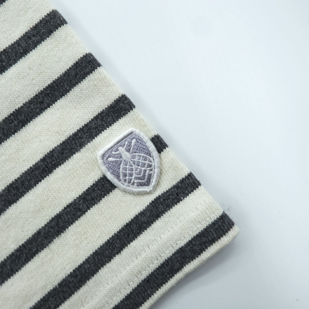 ORCIVAL 日本製 バスク ボーダー ワンピース FREE ボーダー 7分袖 チュニック ボートネック ORC-6673