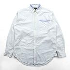 RRL Ralph Lauren 90年代 オックスフォード ボタンダウンシャツ L ホワイト 三ツ星タグ 初期 胸ポケット