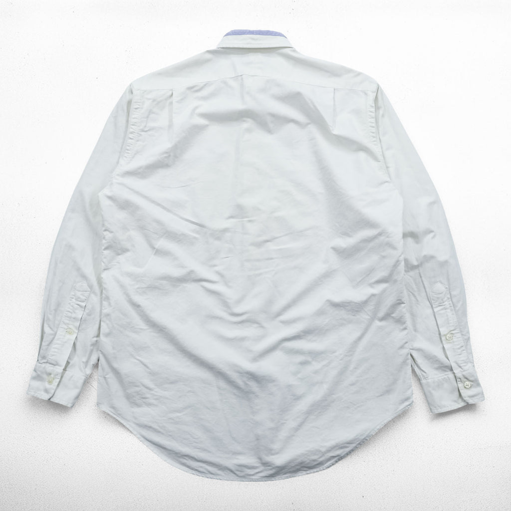 RRL Ralph Lauren 90年代 オックスフォード ボタンダウンシャツ L ホワイト 三ツ星タグ 初期 胸ポケット