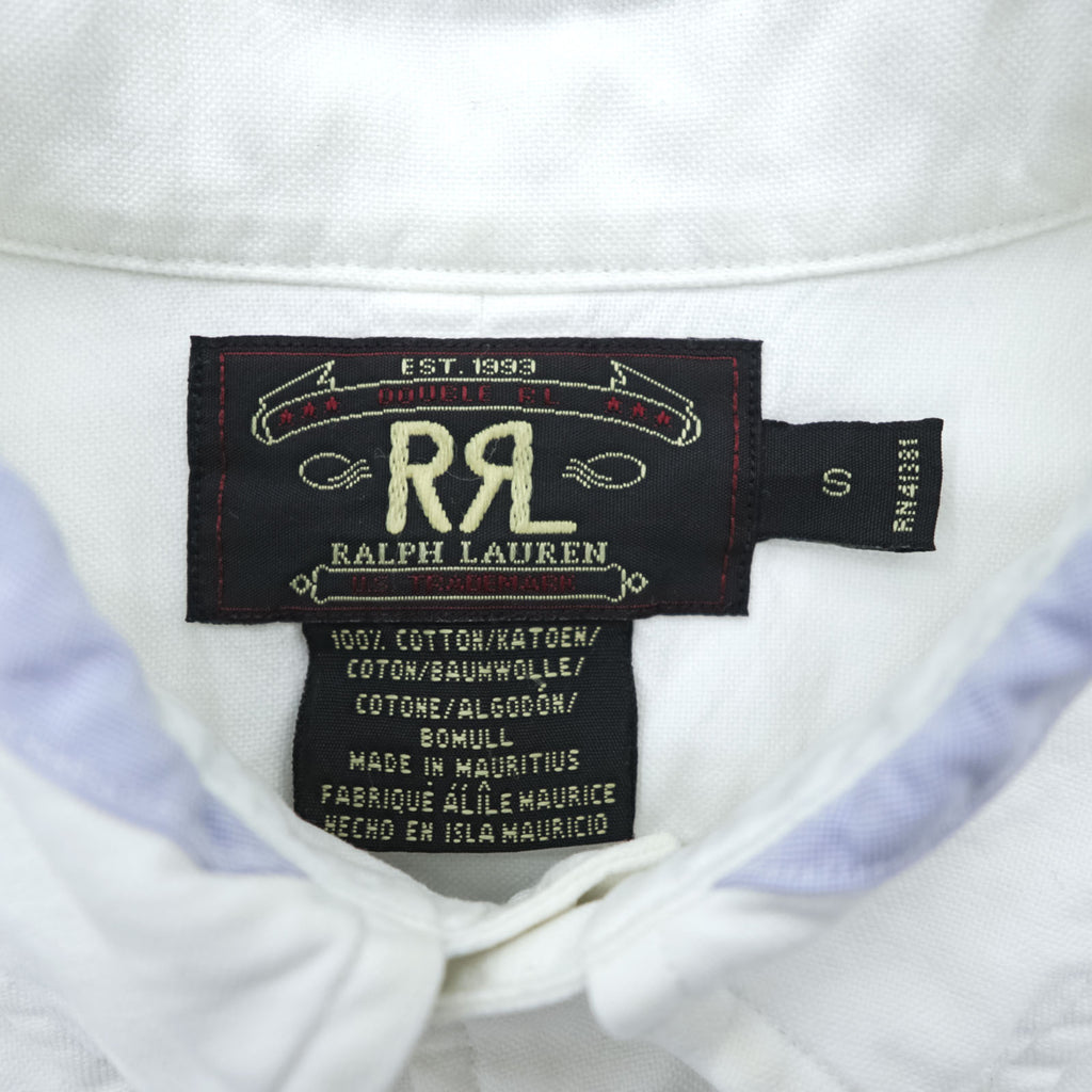RRL Ralph Lauren 90年代 オックスフォード ボタンダウンシャツ L ホワイト 三ツ星タグ 初期 胸ポケット
