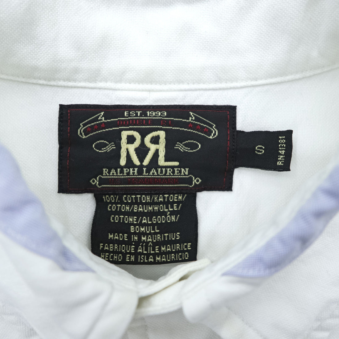RRL Ralph Lauren 90年代 オックスフォード ボタンダウンシャツ L ホワイト 三ツ星タグ 初期 胸ポケット