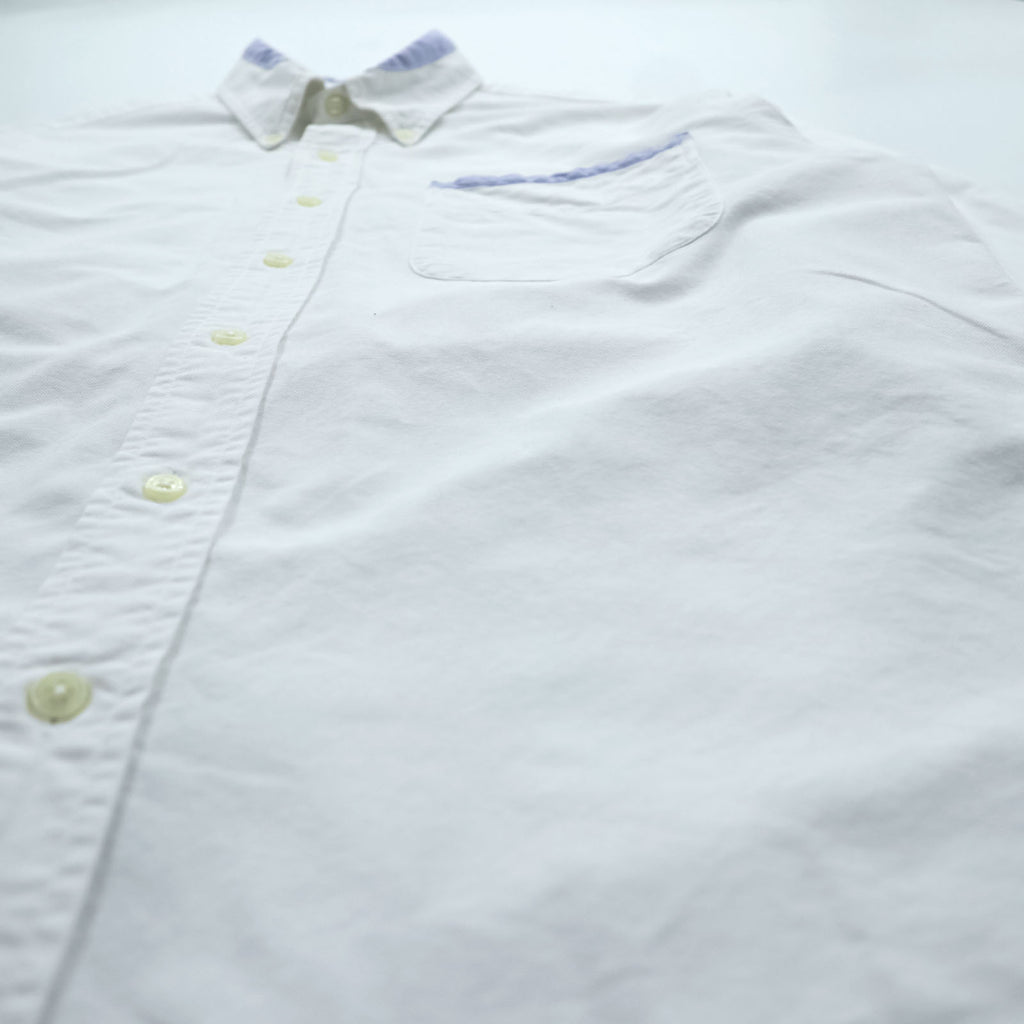 RRL Ralph Lauren 90年代 オックスフォード ボタンダウンシャツ L ホワイト 三ツ星タグ 初期 胸ポケット