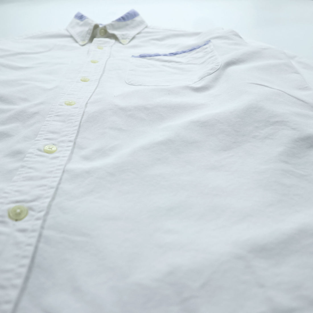 RRL Ralph Lauren 90年代 オックスフォード ボタンダウンシャツ L ホワイト 三ツ星タグ 初期 胸ポケット