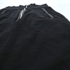 MARITHE + FRANCOIS GIRBAUD ハイウエスト タイトスカート M ブラック フロントジップ M ブラック ririジップ ジップポケット