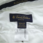 Brooks Brothers リネン スラックス サマー パンツ L ホワイト テーパード HUDSON