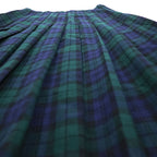 PENDLETON 70年代 USA製 ヴィンテージ タータンチェック ロング プリーツスカート L グリーン ネイビー ブラックウォッチ Pure Virgin Wool