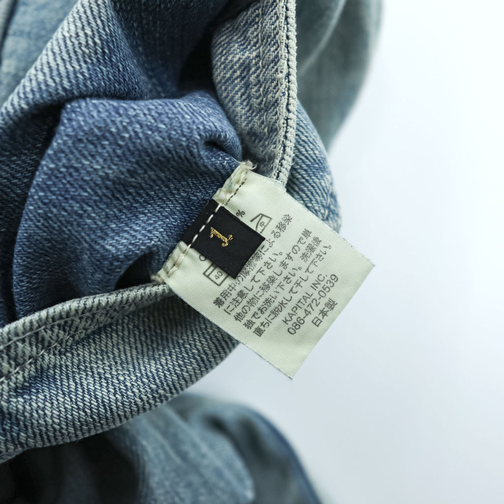 KAPITAL Japan Made Sarouel Nouvelle Pants S Indigo Blue Denim
