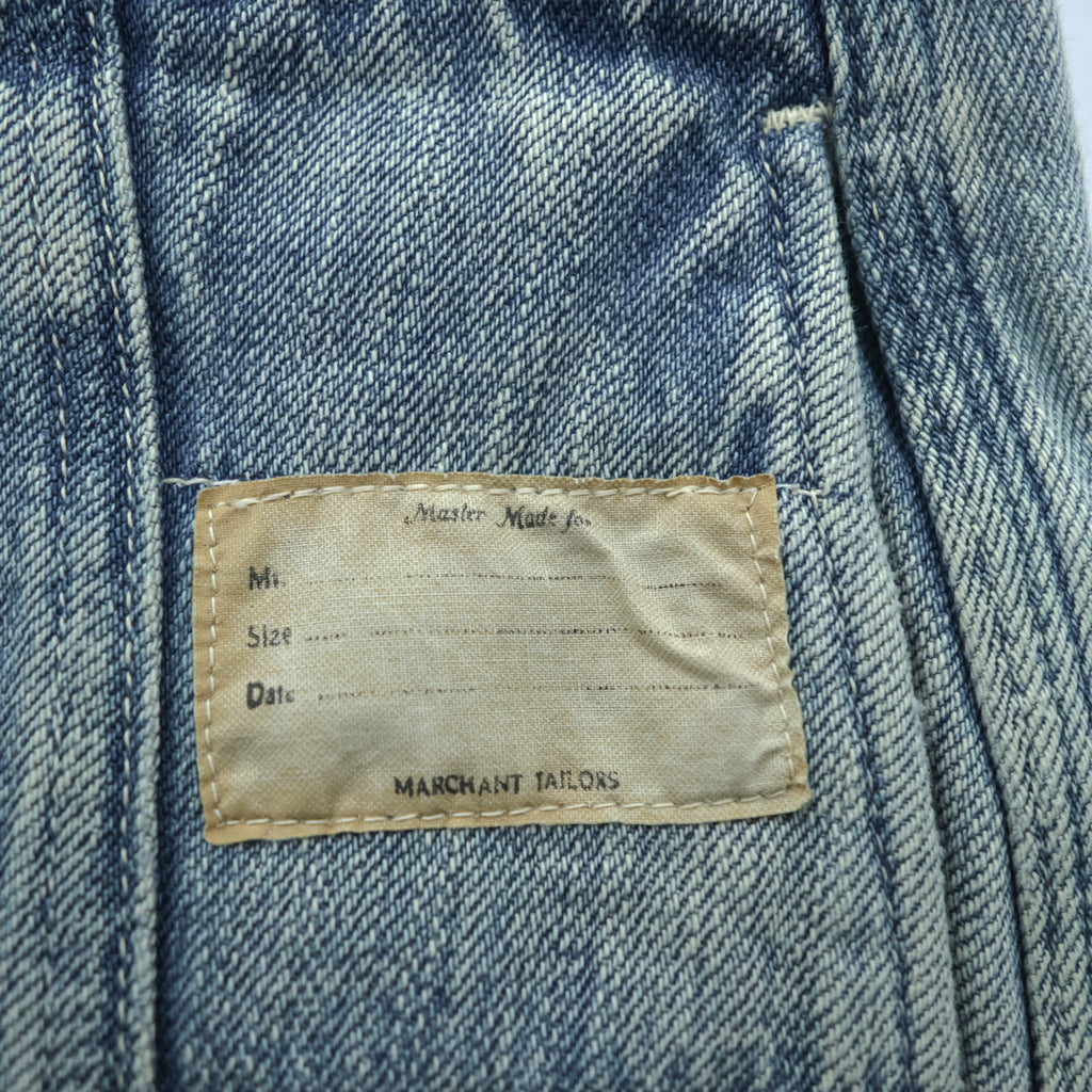KAPITAL Japan Made Sarouel Nouvelle Pants S Indigo Blue Denim