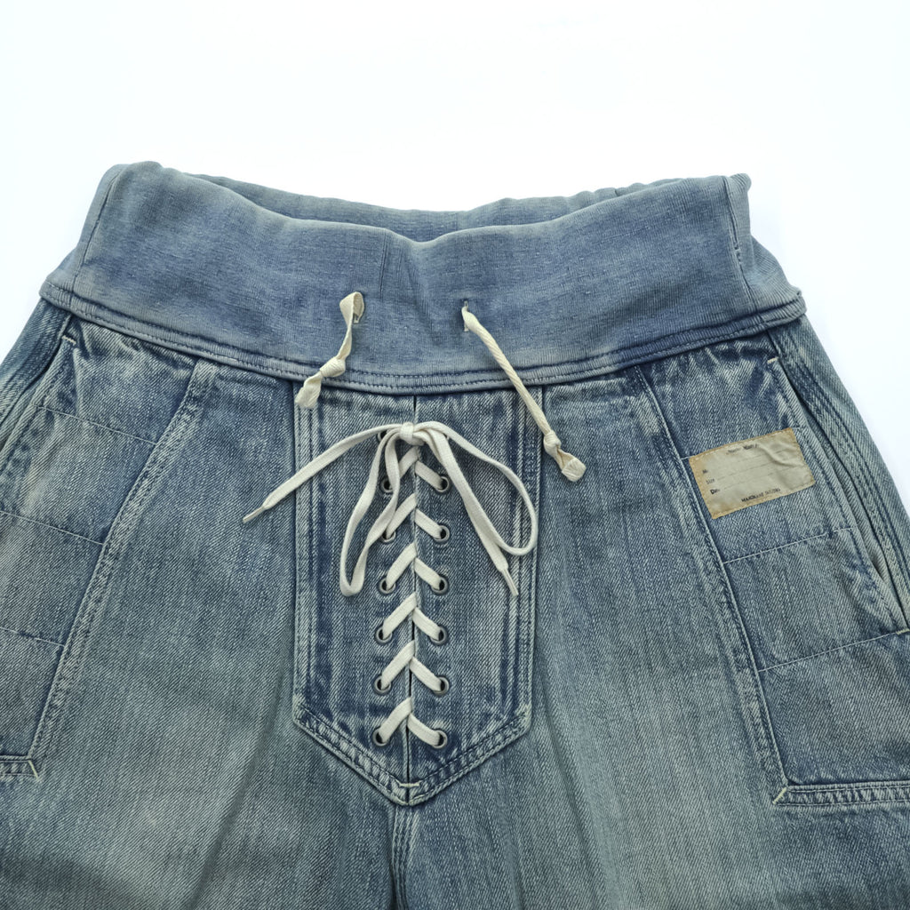 KAPITAL Japan Made Sarouel Nouvelle Pants S Indigo Blue Denim