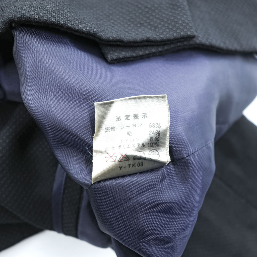 Christian Dior 90年代 ヴィンテージ 日本製 Mademoiselle 丸襟 クロップドジャケット ボレロ S ブラック 短丈 マドモアゼルディオール