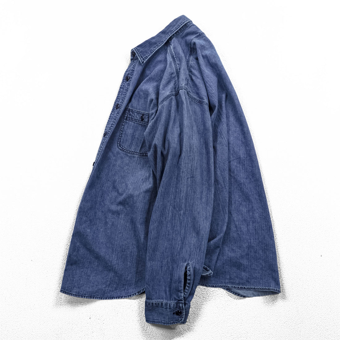 Polo Ralph Lauren 90s Vintage Denim Shirt, Size XL~, Blue, POLO JEANS CO. RALPH LAUREN